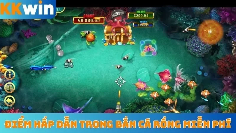 Điểm hấp dẫn trong game bắn cá Rồng miễn phí